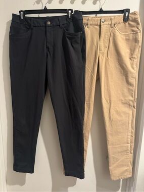 Lululemon Lot x2 ABC Slim Fit & Utilitech Slim Fit  Pants Size 30X29 30X30